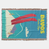 Davos Schweizer Alpen Decke (Vorderseite)