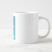 Davos Schweizer Alpen Jumbo-Tasse (Rechts)