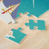 Davos Schweizer Alpen Puzzle (Seite)