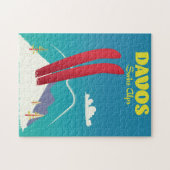 Davos Schweizer Alpen Puzzle (Horizontal)