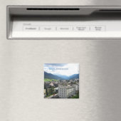 Davos Switzerland Foto Souvenir Kühlschrankmagnete Magnet (In Situ (Geschirrspüler))