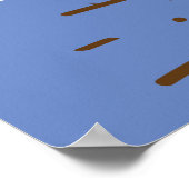 Davos Switzerland Reiseplakat Poster (Ecke)