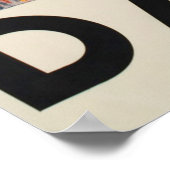 Davos Switzerland Vintage Travel Poster (Ecke)