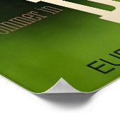 Davos Travel Poster Switzerland Art Swiss Print  (Ecke)