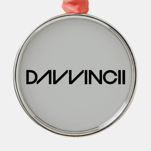 Davvincii Ornament Aus Metall (Vorne)