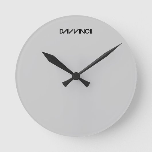 Davvincii Runde Wanduhr (Vorderseite)
