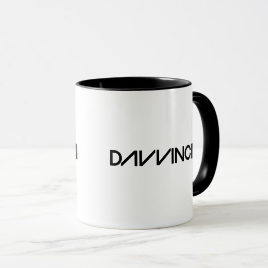 Davvincii Tasse (VorderseiteRechts)