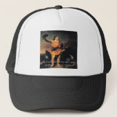 Davy Crocket "Go Ahead"-Weisheitszettel Truckerkappe (Vorderseite)