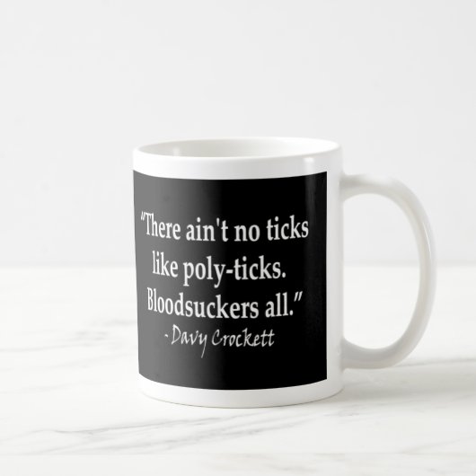 Davy Crockett - Bloodsuckers Kaffeetasse (Rechts)