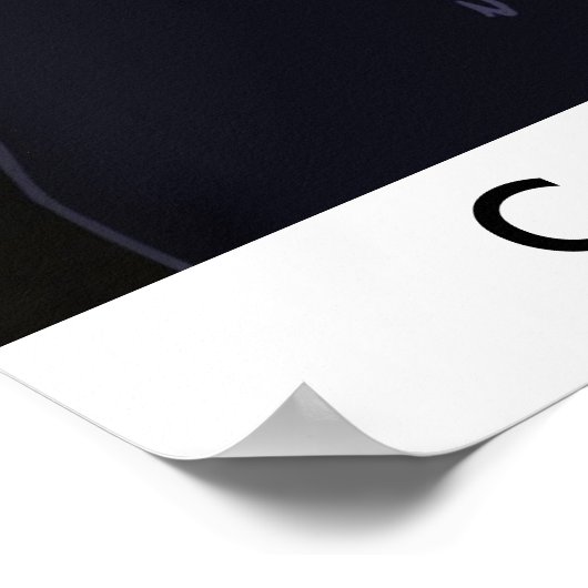 Davy Crockett "Courage" Print Poster (Ecke)