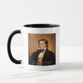 Davy Crockett "Going to Texas" Spaß Zitat Tasse (Links)