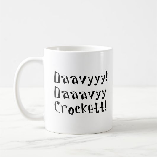 Davy Crockett Kaffeetasse (Links)