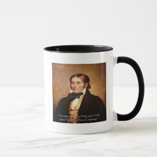 Davy Crockett "Nach Texas" Humor Zitat Tasse