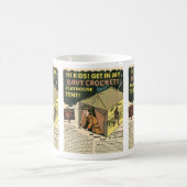 Davy Crockett Schauspielhaus-Zelt Kaffeetasse (Mittel)