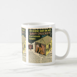 Davy Crockett Schauspielhaus-Zelt Kaffeetasse