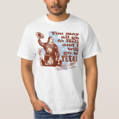Davy Crockett Texas T-Shirt (Vorderseite)