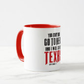 Davy Crockett Zitat Texas Kaffee Tasse (Vorderseite Links)
