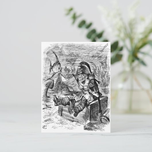 Davy Jones' Locker Postkarte (Stehend Vorderseite)