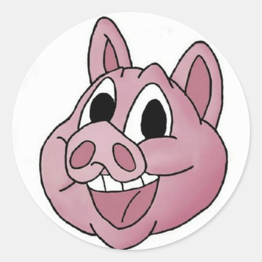 DavyDav-Sticker Runder Aufkleber (Vorderseite)