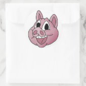 DavyDav-Sticker Runder Aufkleber (Tasche)