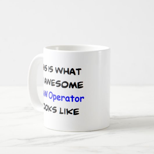 Daw Operator, phantastisch Kaffeetasse (Vorderseite Links)
