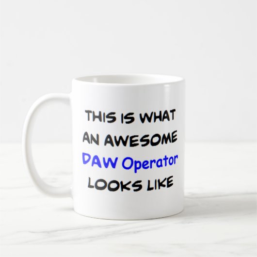 Daw Operator, phantastisch Kaffeetasse (Links)