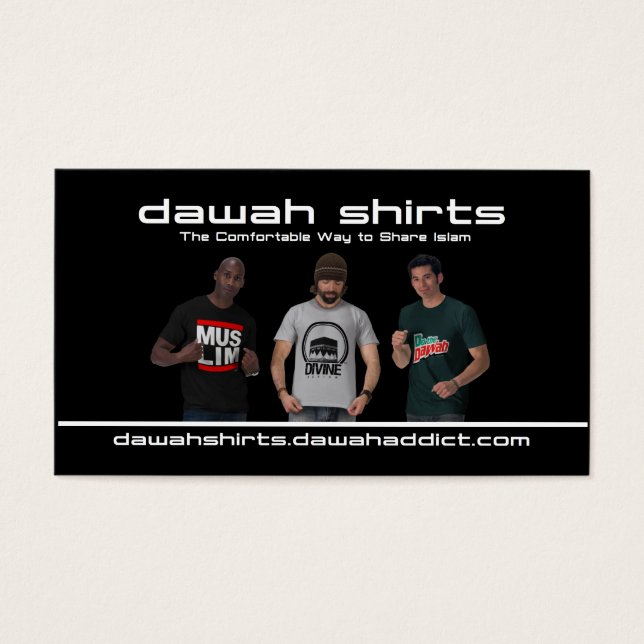 Dawah Shirts Black (Vorderseite)