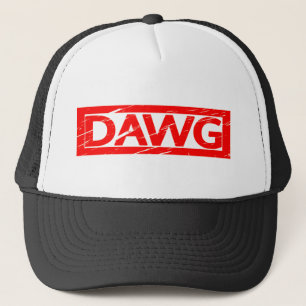 Dawg Briefmarke Truckerkappe