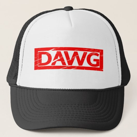 Dawg Briefmarke Truckerkappe (Vorderseite)