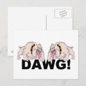DAWG! Postkarte, anpassen Postkarte (Vorne/Hinten)