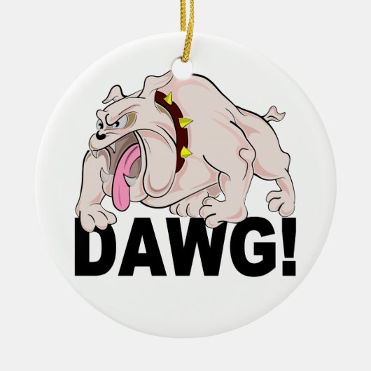 DAWG! Sonderschmuck Keramikornament (Vorne)