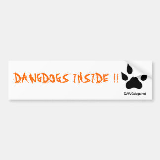 dawgdogs, DAWGDOGS NACH INNEN!! Autoaufkleber