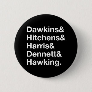 Dawkins&Hitchens&Harris&Dennett&Hawking - Button