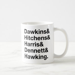 Dawkins&Hitchens&Harris&Dennett&Hawking - Kaffeetasse