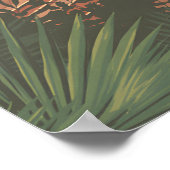 Dawlish Devon Seaside Travel Poster (Ecke)