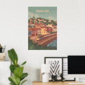 Dawlish Devon Seereise Reiseplakat Poster (Heimbüro)