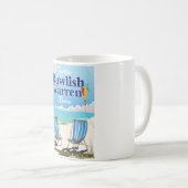 Dawlish Warren Devon Vintages Zugposter Kaffeetasse (VorderseiteRechts)