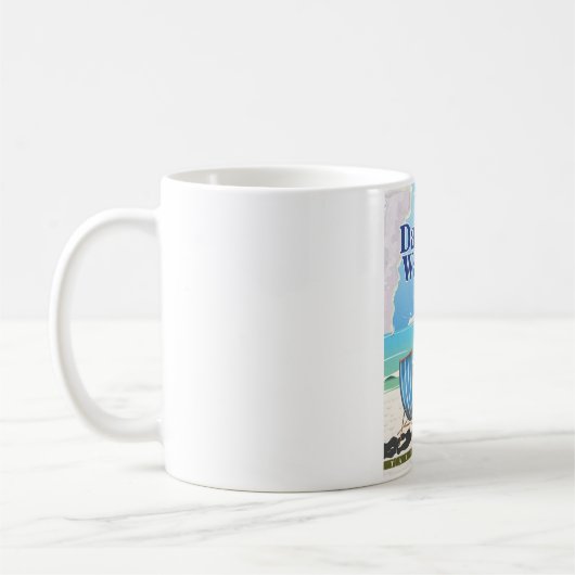 Dawlish Warren Devon Vintages Zugposter Kaffeetasse (Links)