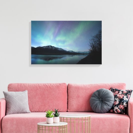 Dawn Aurora Leinwanddruck (Insitu (Wohnzimmer))