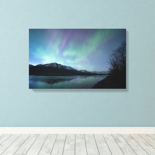 Dawn Aurora Leinwanddruck (Insitu (Holzboden))