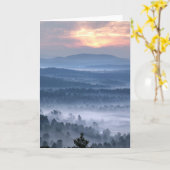 Dawn Between the Valleys Karte (Gelbe Blume)