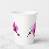 Dawn Bloom Orchid Pappbecher (Links)