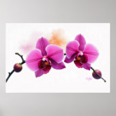 Dawn Bloom Orchid Poster (Vorne)