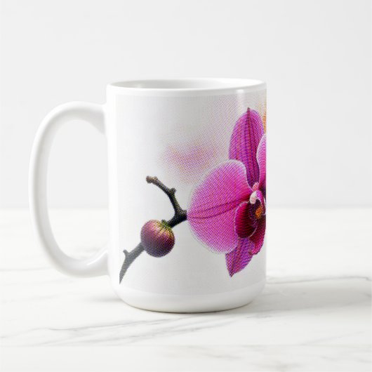 Dawn Bloom Orchide Kaffeetasse (Links)