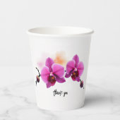 Dawn Bloom Orchide Pappbecher (Rückseite)
