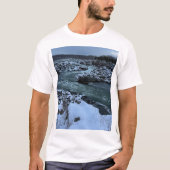 Dawn Cascade: Great Falls Morning T-Shirt (Vorderseite)