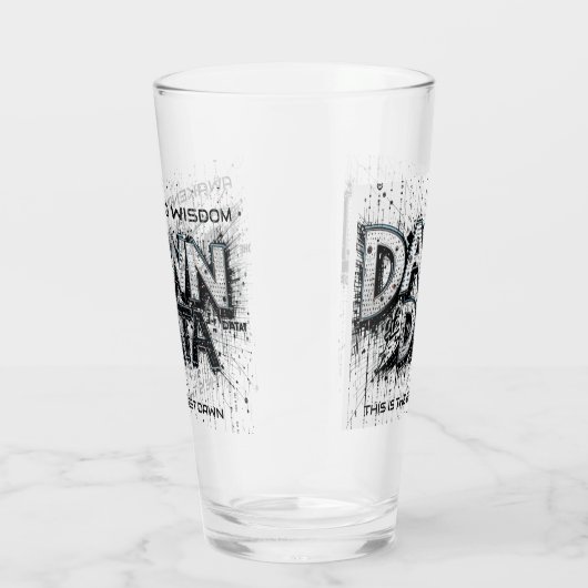 Dawn Data Glass Cups Glas (Rechts)