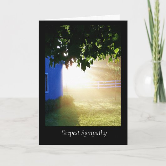 Dawn Deepest Sympathy Card Karte (Vorderseite)
