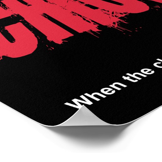 DAWN DER CHICKEN POSTER (Ecke)