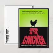 DAWN DER CHICKEN POSTKARTE (Vorne/Hinten)